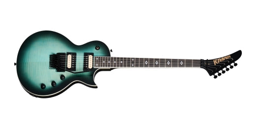 Kramer - Assault Figured Electric Guitar with Gigbag - Caribbean Blue Perimeter