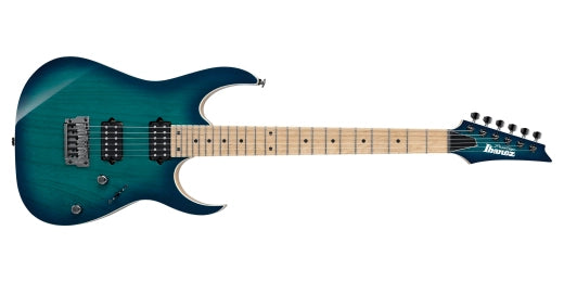 Ibanez - Guitare électrique RG652AHMFX RG Prestige avec étui - Nebula Green Burst