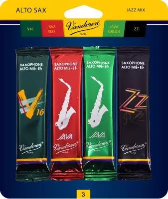 Vandoren - Pack de mix jazz pour saxophone alto - 3.5