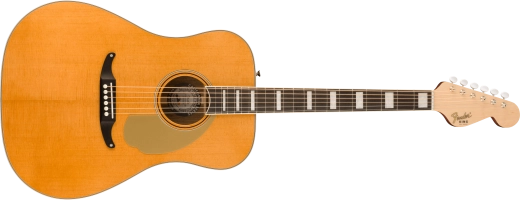 Fender - California Vintage King avec étui, pickguard doré - Naturel vieilli