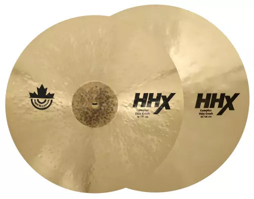 Sabian - Pack de cymbales crash fines HHX Complex en édition limitée, style canadien.