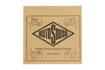 Roto Sound - Corde simple pour basse en nylon noir à filet plat - .135