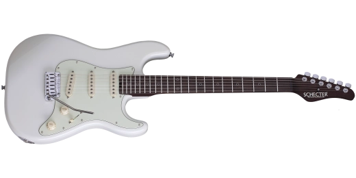 Schecter - Guitare électrique signature Nick Johnston USA - Atomic Snow