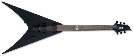 ESP Guitars - Guitare électrique Signature LTD Nergal HEX-6 avec étui - Noir satiné
