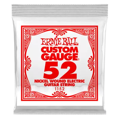 Corde de guitare simple filée nickel Ernie Ball - .052w