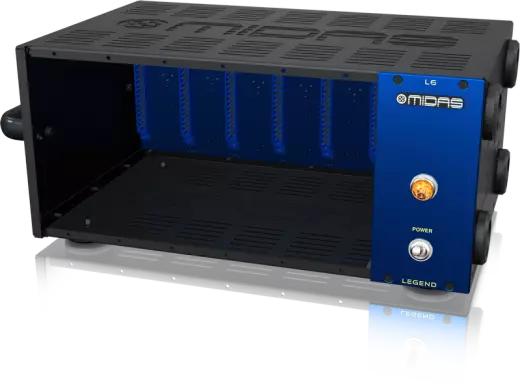 Midas - LEGEND L6 500 Series Portable Chassis for 6 Modules with Advanced Audio Routing and Rackmount Kit