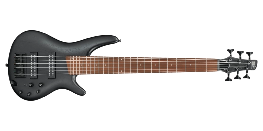 Ibanez - Basse électrique 6 cordes SR Standard - Noir patiné