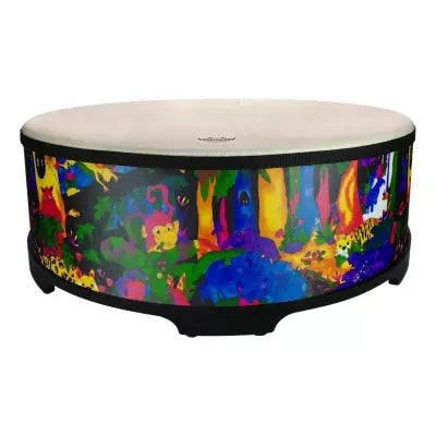 Remo - 22 Kids Percussion Gathering Drum Comfort Sound Technology - Rain Forest Finish
