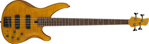 Yamaha - Guitare basse TRBX604FM Série 600 - Ambre mat