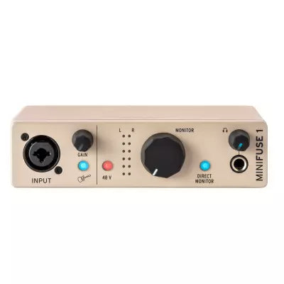 Arturia - MiniFuse 1 Compact USB Audio Interface - Champagne