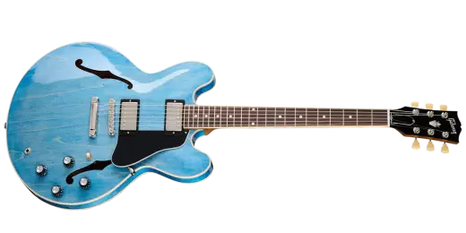 Gibson - ES-335 Guitare électrique avec étui rigide - Bleu océan