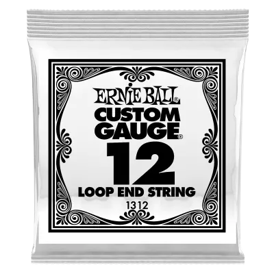 Ernie Ball - Corde simple à extrémité bouclée - 012