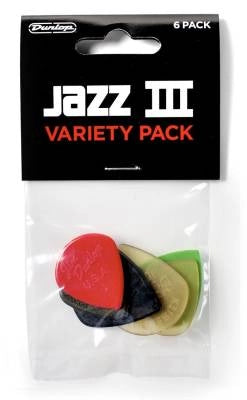 Dunlop - Coffret Variety Players (12 pièces) Jazz III, Assortiment
