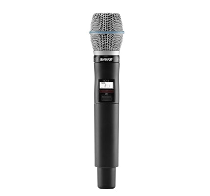Shure - QLXD2/BETA87A Digital Handheld Wireless Microphone Transmitter (G50 Band)