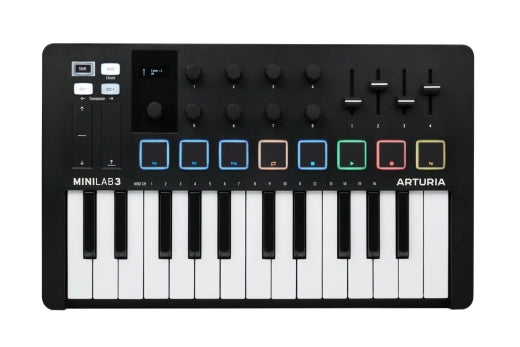 Arturia - MiniLab 3 25-Key MIDI Controller w/Software - Black