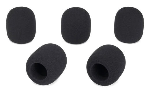 Samson - Bonnettes anti-vent pour microphone WS1, lot de 5 - Noir