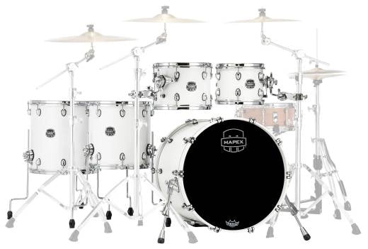 Mapex - Saturn Renew 5-Piece Shell Pack (22,10,12,14,16) - Satin White