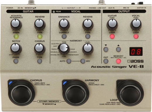 BOSS - Processeur vocal acoustique VE-8
