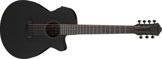 Ibanez - AEG721 Guitare acoustique/électrique 7 cordes AEG - Black Out