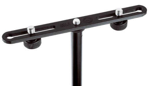Supports K & M - Barre de fixation pour microphone stéréo - Noir