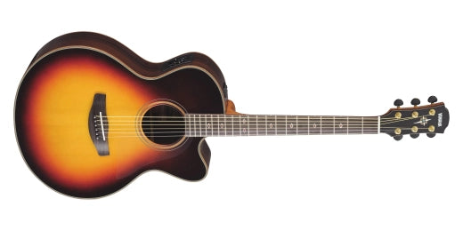 Yamaha - CPX1200II Acoustic/Electric Guitar with Cutaway - Vintage Sunburst