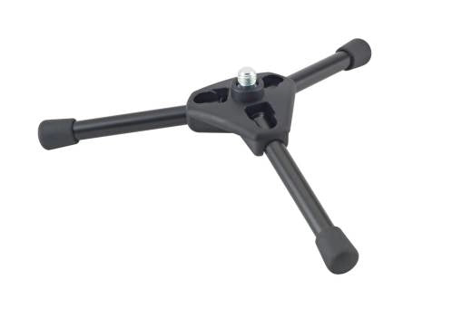 Pieds de micro de table K & M Stands avec pieds pliables - Noir