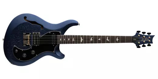 PRS Guitars - Guitare électrique semi-creuse S2 Vela satinée avec housse - Metallic Midnight