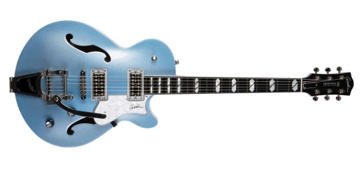 Godin Guitars - Montreal Premiere LTD Semi-Hollow Electric Guitar with Gigbag - Imperial Blue