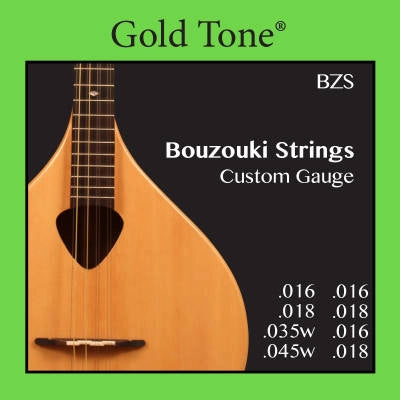 Cordes de bouzouki personnalisées Gold Tone