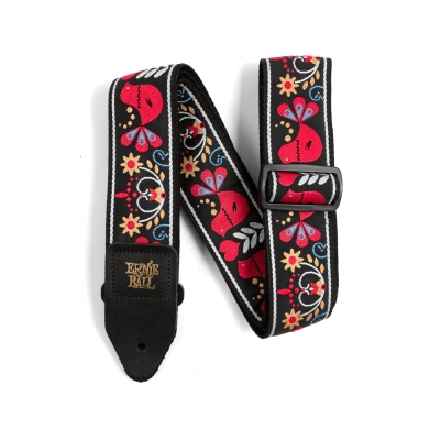 Bretelle jacquard Ernie Ball - Redbird Rising
