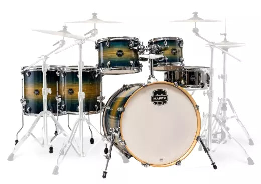 Mapex - Pack de 6 cartouches Armory (22, 10, 12, 14, 16, SD) - Rainforest Burst