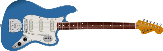 Fender - Vintera II 60s Bass VI, touche palissandre - Lake Placid Blue avec housse
