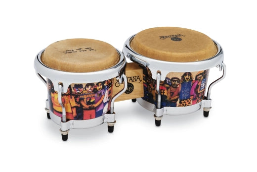 Percussions latines - Bongos miniatures accordables Santana Sacred Fire