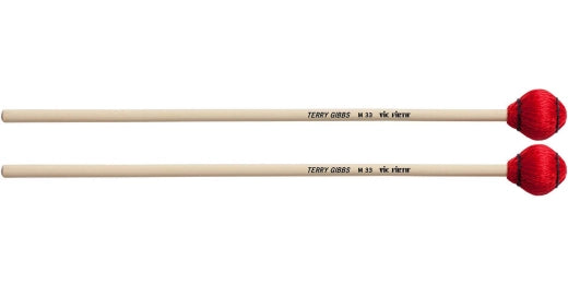 Vic Firth - Terry Gibbs Keyboard Mallets - Hard - Red Cord
