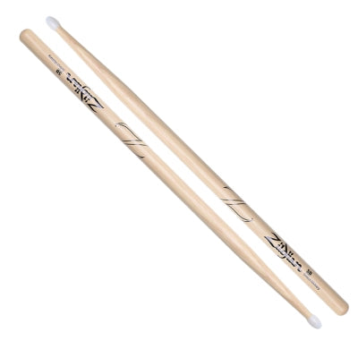Baguettes Zildjian - 5B Finition naturelle, embouts en nylon