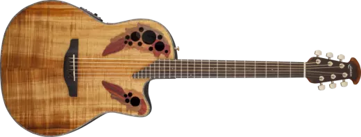 Ovation - Celebrity Elite+ Mid Depth Acoustique/Électrique - Figured Koa