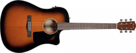 Fender - CD-60CE Acoustique/Électrique - Sunburst avec étui