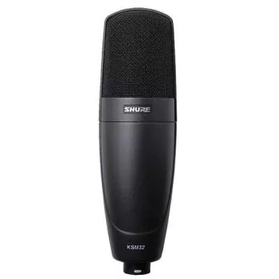Shure - KSM32 Microphone à condensateur cardioïde à captation latérale - Gris anthracite (sans suspension antichoc)