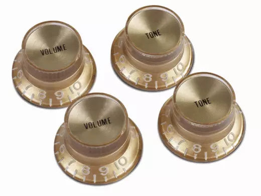 Gibson - Top-Hat Tone & Volume Knob Set - Gold