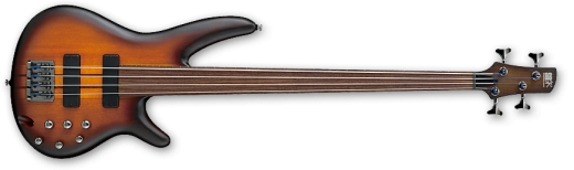 Ibanez - Basse SR Fretless 4 cordes avec piézo - Brown Burst
