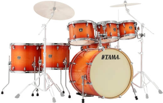 Tama - Superstar Classic Pack de 7 fûts (22, 8, 10, 12, 14, 16, SD) - Tangerine Lacquer Burst