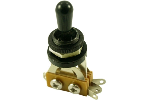 WD Music - Sélecteur à bascule 3 positions pour guitares de type Les Paul - Noir avec embout noir