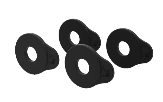 D'Addario - Blocs de sangle Flex Lock (lot de 4) - Noir