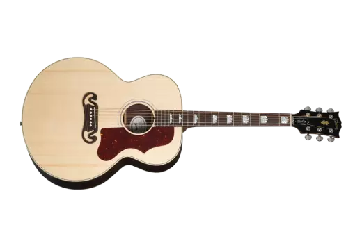 Gibson - Guitare acoustique/électrique Studio SJ-200 en palissandre avec étui rigide - Naturel
