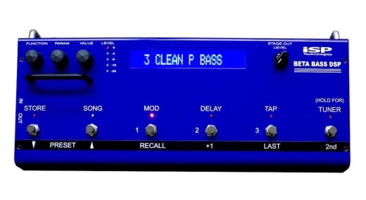 ISP Technologies - Pédale de basse multi-effets Beta Bass DSP