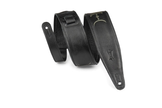 Levys - 2.5 Moon Phase Series Padded Leather Guitar Strap - Green