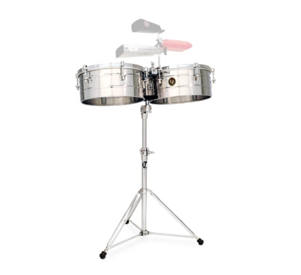 Percussions latines - Timbales Tito Puente Signature 14 et 15 pouces - Acier inoxydable