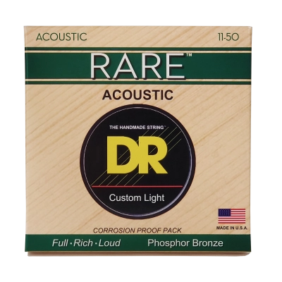 Cordes acoustiques DR - Rare Phosphor Bronze - Medium/Light 11-50