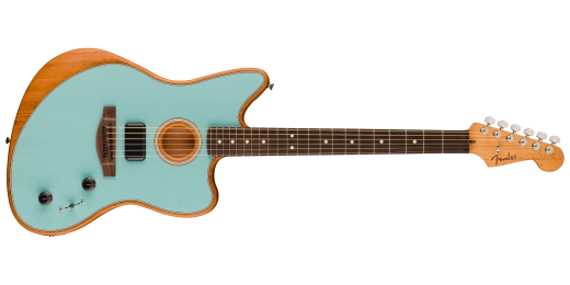 Fender - Acoustasonic Player Jazzmaster, touche en palissandre - Bleu glacier