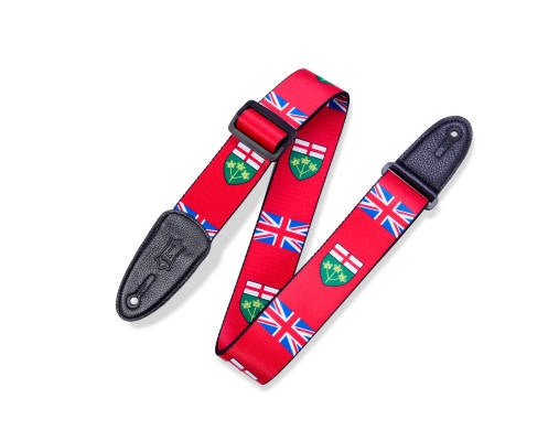 Levys - 2 Wide Polyester Guitar Strap - Ontario